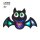 Wanddeko Fledermaus LED 28x17cm