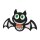 Wanddeko Fledermaus LED 28x17cm