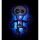 Wanddeko Skelett LED 29x21cm