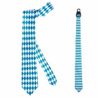Krawatte kariert blau/weiß