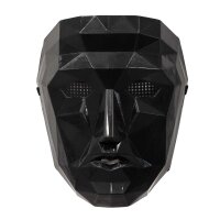 Maske Squid Game Anführer Polygon schwarz