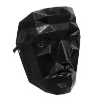 Maske Squid Game Anführer Polygon schwarz
