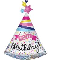 Folienballon Super Shape Happy Birthday 68cmx91cm