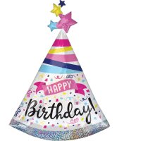 Folienballon Super Shape Happy Birthday 68cmx91cm