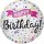 Folienballon Birthday Sparkle Banner D43cm