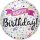 Folienballon Birthday Sparkle Banner D43cm