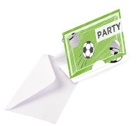 Einladungskarten 8er Kicker Party