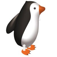 Folienballon AirWalker Pinguin 57 x 47 cm