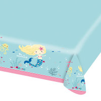 Tischdecke Be a Mermaid aus Papier 115x175cm