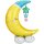 Folienballon Airloonz Mond & Sterne 101 x 139 cm