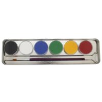 Schminkpalette 6 Farben Standard, Metall