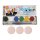 Schminkpalette 6 Farben Standard, Metall