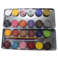 Schminkpalette 24 Farben Standard, Metall