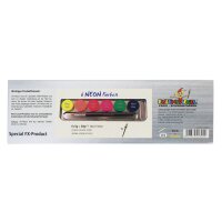 Schminkpalette 6 Farben Neon, Metall