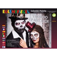 Schminkpalette 6 Farben Voodoo Pärchen, Blister