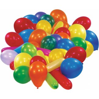 Luftballons Farben- und Formenmix 50er