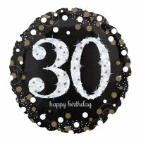 Folienballon Sparkling 30 D43cm