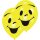 Luftballons Sunny Smile 25,4 cm gelb 8 Stück