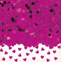 Konfetti Sparkle Hearts pink 14 g