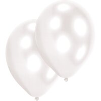 Luftballons 27,5 cm weiß 10 Stück