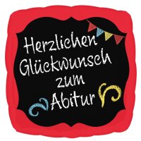 Folienballon Glückwunsch Abitur 43x43cm
