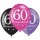 Luftballons Zahl 60 27,5cm Celebration 6er
