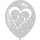 Luftballons Silberne Hochzeit 27,5cm 6er