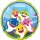Folienballon Baby Shark rund