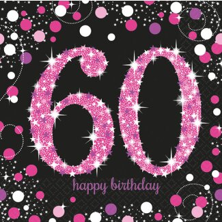 Serviette Sparkling Celebration 60 16 Stück