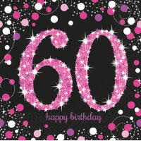 Serviette Sparkling Celebration 60 16 Stück