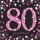 Serviette 33x33cm Sparkling Celebration 80
