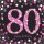Serviette 33x33cm Sparkling Celebration 80