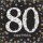 Serviette 33x33cm Sparkling Celebration 80