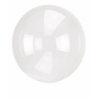 Folienballon Clearz Crystal transparent Ø46 cm