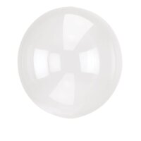 Folienballon Clearz Crystal transparent Ø46 cm