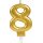 Zahlenkerze 8 Sparkling Celebrations Gold