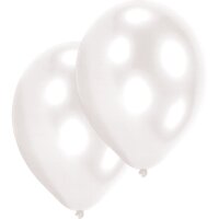 Luftballons Pearl 27,5 cm weiß 10 Stück