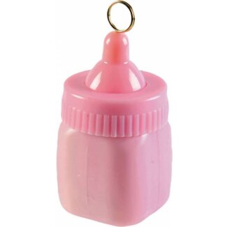 Ballongewicht Babyflasche 80 g rosa