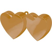 Ballongewicht Herzen 170 g gold