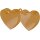 Ballongewicht Herzen 170 g gold