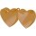 Ballongewicht Herzen 170 g gold
