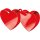 Ballongewicht Herzen 170g rot