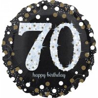 Folienballon Sparkling 70 Ø43 cm