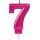 Zahlenkerze 7 Sparkling Celebrations Pink