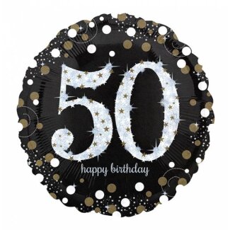 Folienballon Sparkling 50 Ø43 cm
