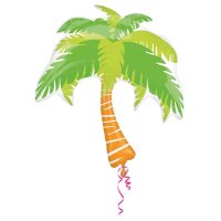Folienballon SuperShape Palme 74 cm x 83 cm