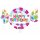 Folienballon SuperShape Happy Birthday Bonbon
