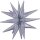 Folienballon Multi Star 76x88cm silber