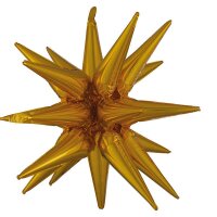 Folienballon Multi Star gold 76 x 88 cm