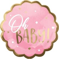 Folienballon Jumbo Oh Baby! D55cm pink
